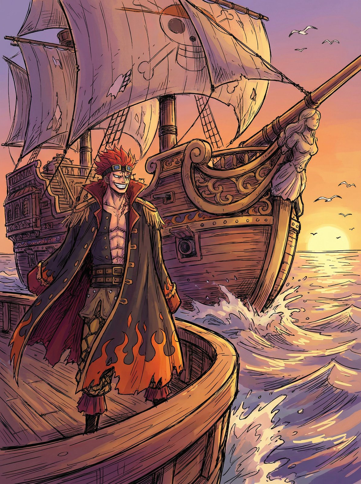 小马拉大车精选动漫-烈焰船长